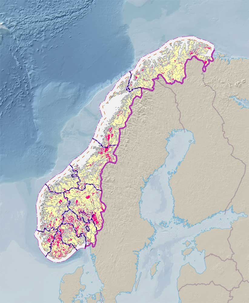 Radonkart aktsomhetsomrader